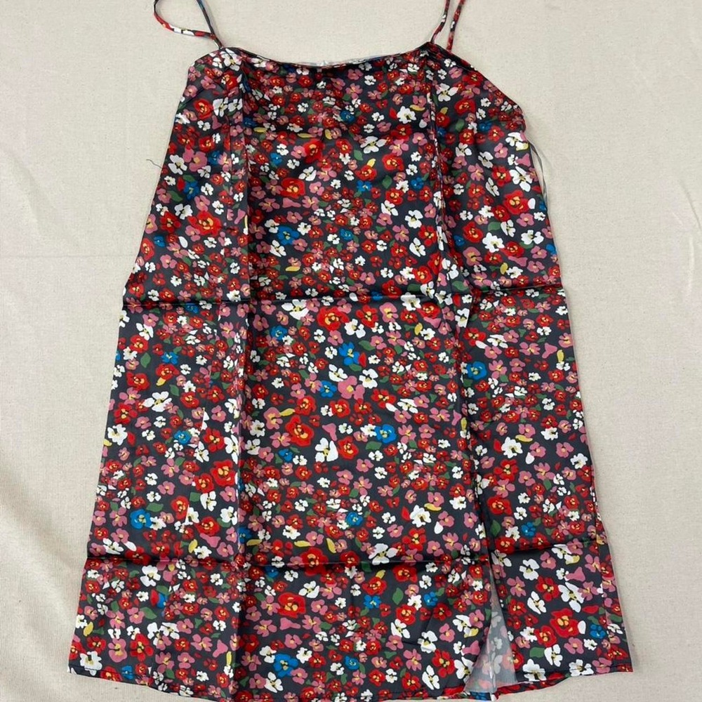 Flirty floral mini dress